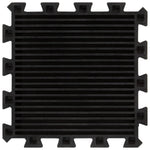 Gulvfliser I Gummi 16 Stk Svart 16 Mm 30X30 Cm