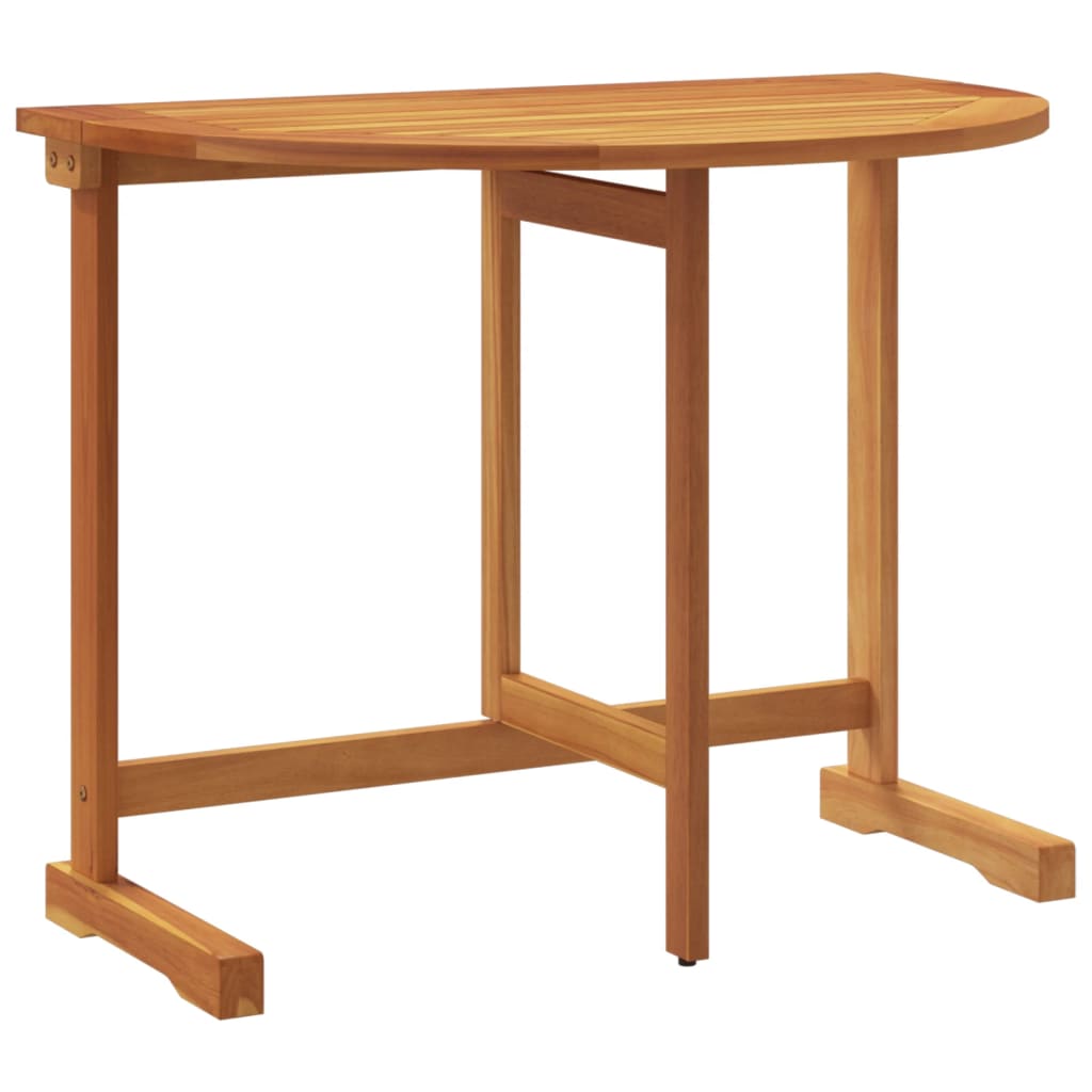 Sammenleggbart Balkongbord 90X60X72 Cm Heltre Akasie