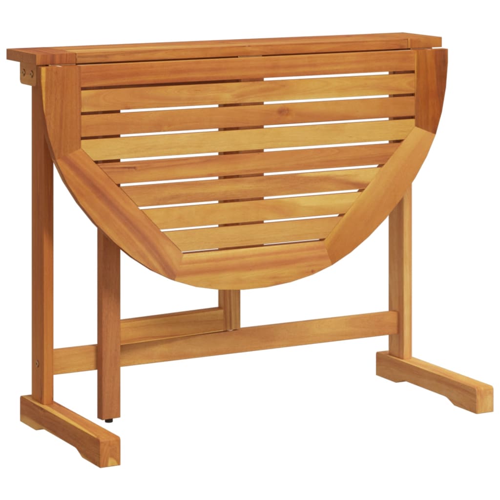 Sammenleggbart Balkongbord 90X60X72 Cm Heltre Akasie
