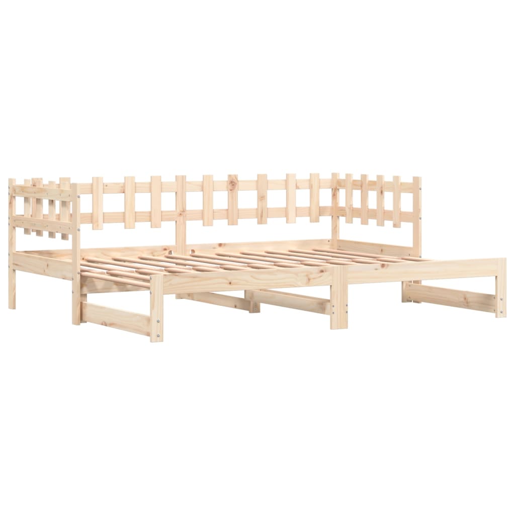 Uttrekkbar Dagseng 2X(80X200) Cm Heltre Furu