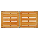 Hagebord Med Topp I Akasietre Beige 115X54X74 Cm Polyrotting
