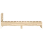 Sengeramme Uten Madrass Med Hodegavl Sonoma Eik 90X200 Cm