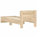 Sengeramme Uten Madrass Med Hodegavl Sonoma Eik 90X200 Cm