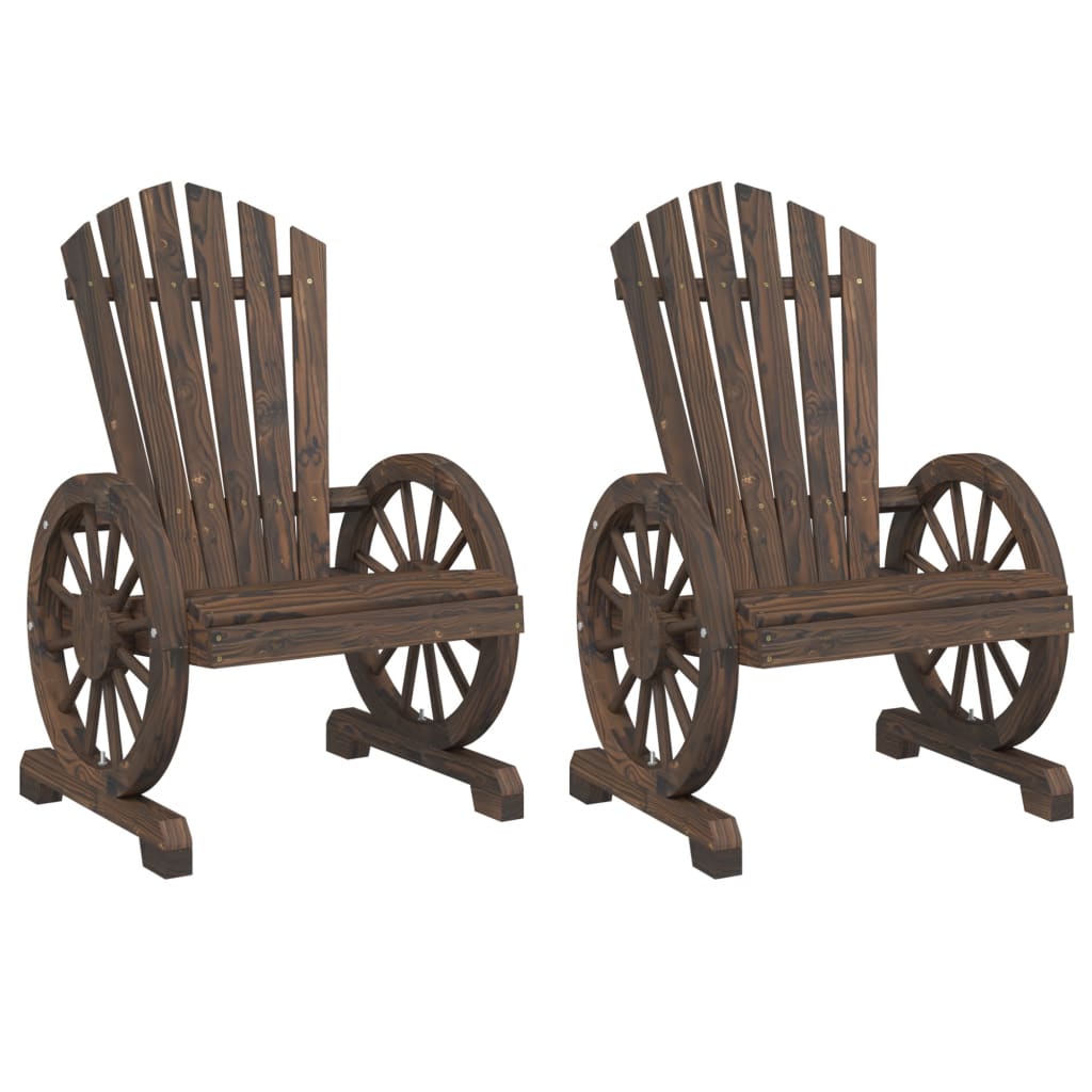 Adirondack Hagestoler 2 Stk Heltre Gran