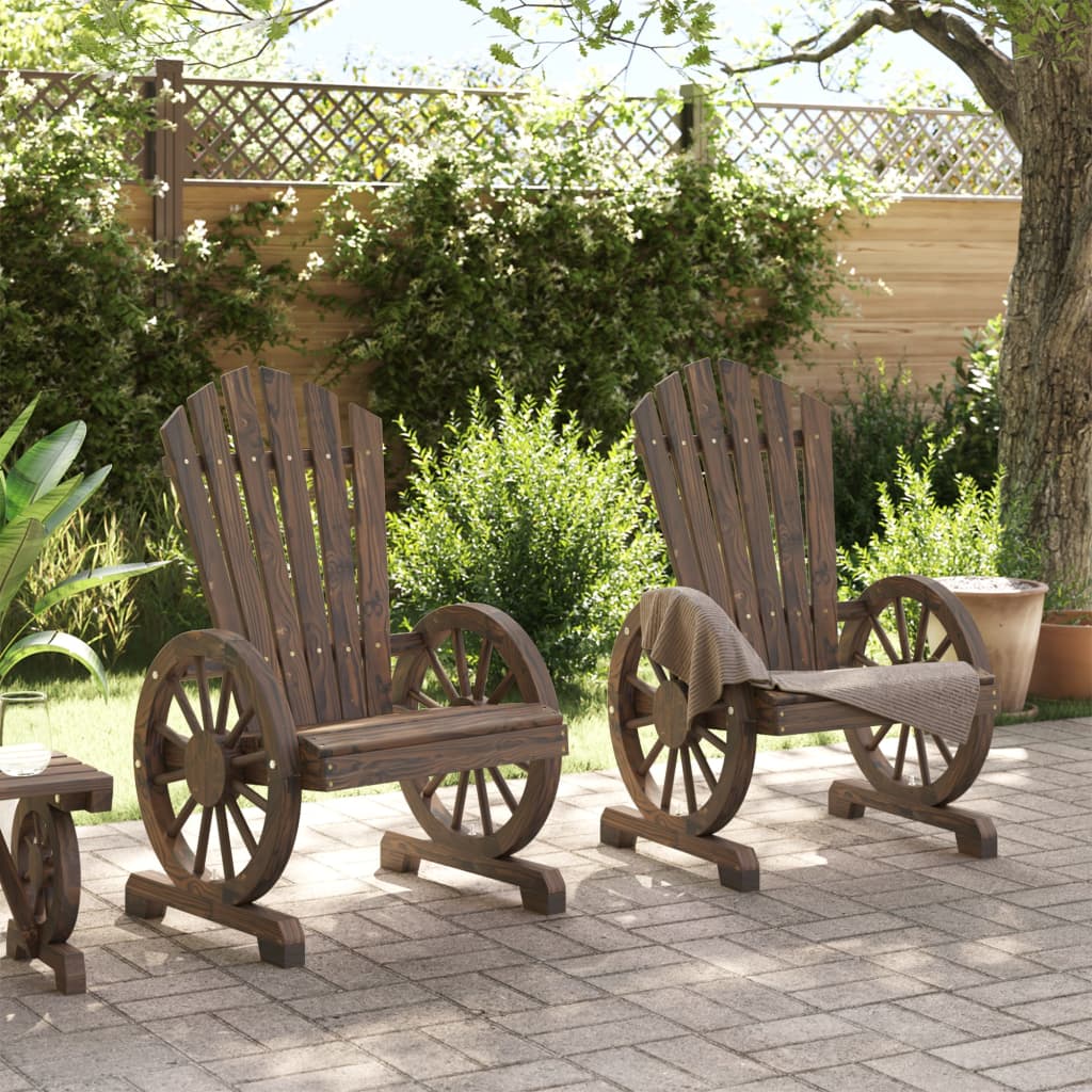 Adirondack Hagestoler 2 Stk Heltre Gran