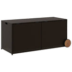 Putekasse Med Hjul Brun 283L Cm Polyrotting
