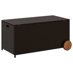 Putekasse Med Hjul Brun 190L Cm Polyrotting