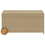 Putekasse Med Hjul Blandet Beige 190L Cm Polyrotting