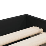 Sengeramme Med Skuffer Svart 90X200 Cm Konstruert Tre