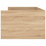 Sengeramme Med Skuffer Sonoma Eik 75X190 Cm