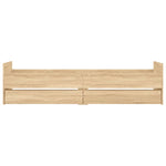 Sengeramme Med Skuffer Sonoma Eik 90X200 Cm