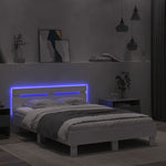 Sengeramme Med Hodegavl Og Led Hvit 135X190 Cm