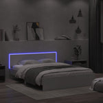 Sengeramme Med Hodegavl Og Led Hvit 160X200 Cm