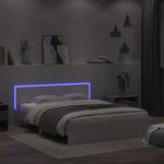 Sengeramme Med Sengegavl Og Led Hvit 150X200 Cm