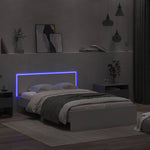 Sengeramme Med Hodegavl Og Led Hvit 120X190 Cm
