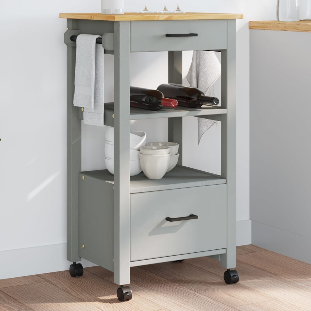 Kjøkkenvogn Monza 48X40X88,5 Cm Heltre Furu