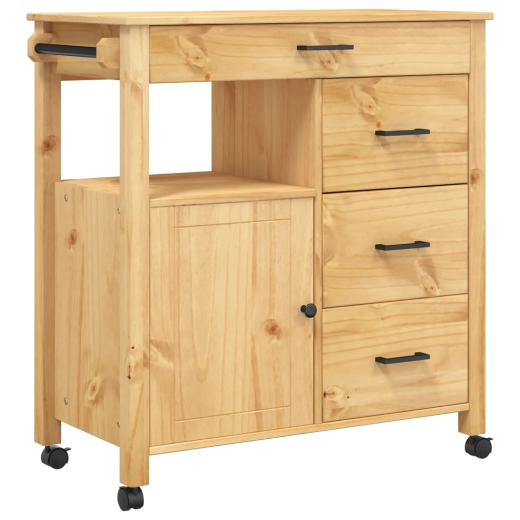 Kjøkkenvogn Monza 84X40X90 Cm Heltre Furu