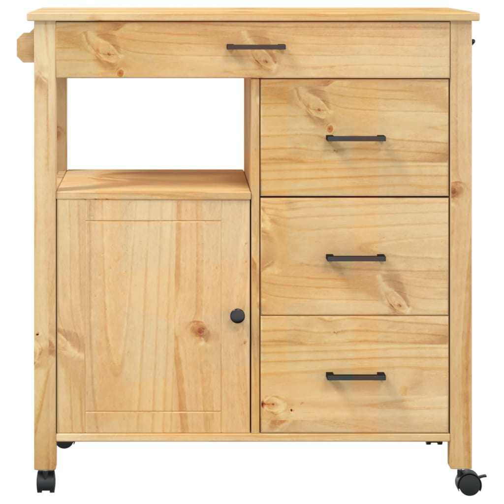 Kjøkkenvogn Monza 84X40X90 Cm Heltre Furu