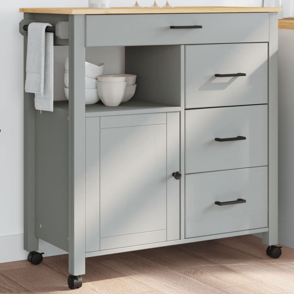 Kjøkkenvogn Monza 84X40X88,5 Cm Heltre Furu