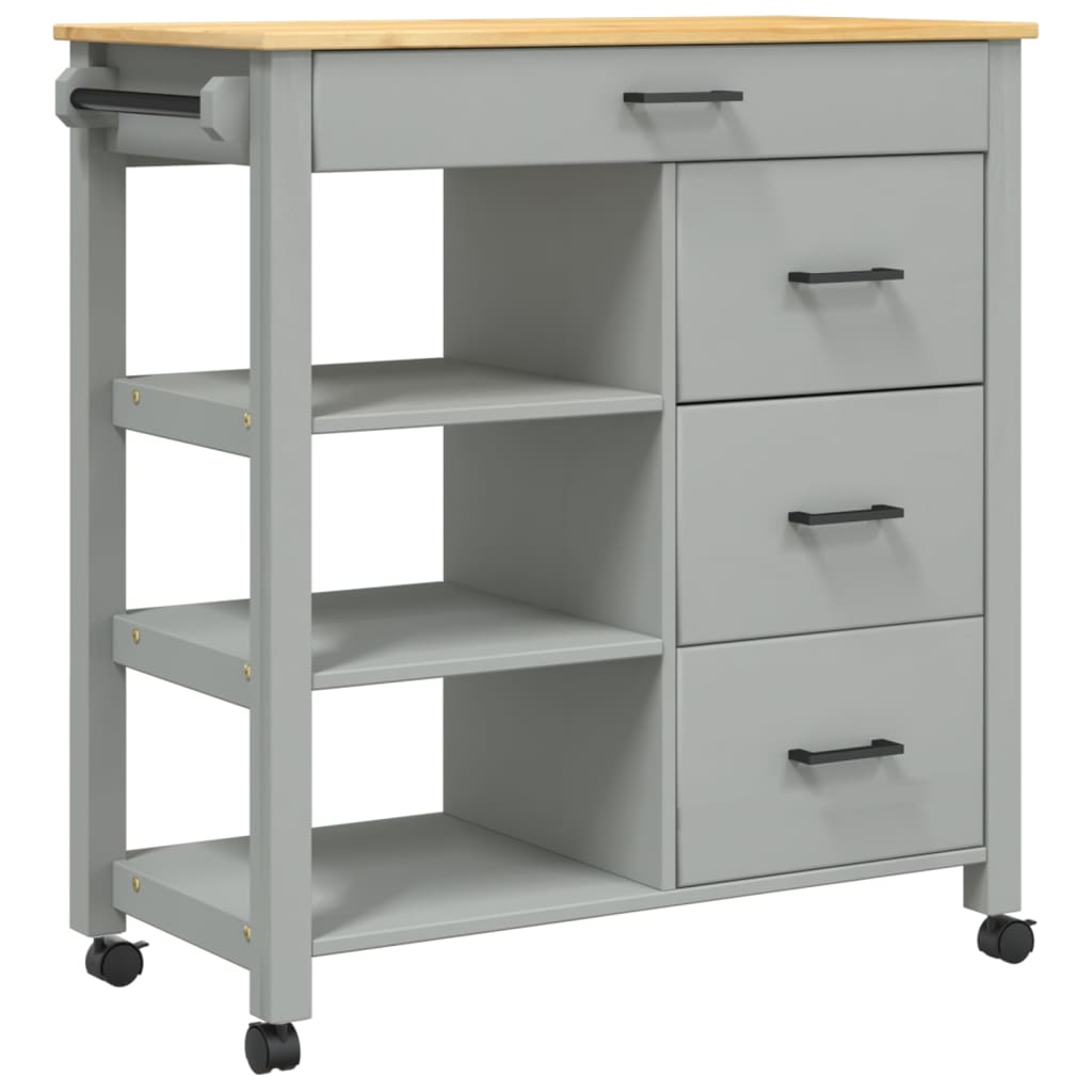 Kjøkkenvogn Monza 84X40X88,5 Cm Heltre Furu