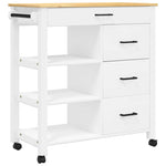 Kjøkkenvogn Monza 84X40X88,5 Cm Heltre Furu