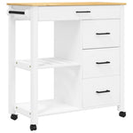 Kjøkkenvogn Monza 84X40X88,5 Cm Heltre Furu
