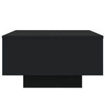 Salongbord Svart 55X55X31 Cm Konstruert Tre