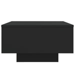 Salongbord Svart 55X55X31 Cm Konstruert Tre