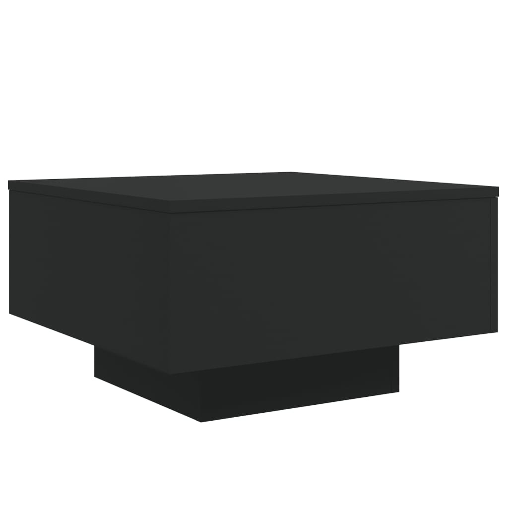 Salongbord Svart 55X55X31 Cm Konstruert Tre