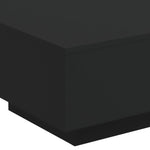 Salongbord Svart 55X55X31 Cm Konstruert Tre