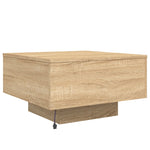 Salongbord Med Led-Lys Sonoma Eik 55X55X31 Cm