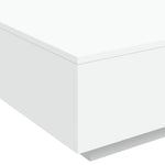 Salongbord Hvit 80X80X31 Cm Sponplate