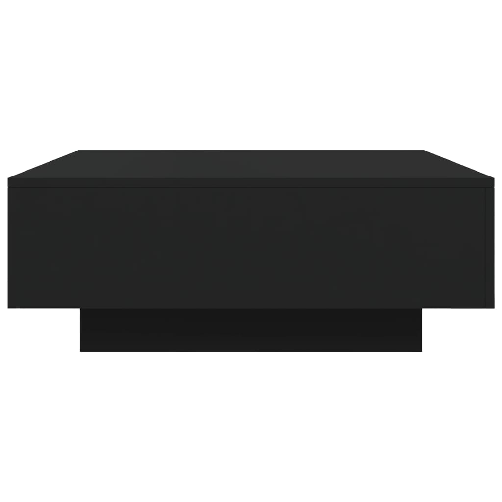 Salongbord Svart 80X80X31 Cm Sponplate