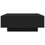 Salongbord Svart 80X80X31 Cm Sponplate