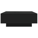 Salongbord Svart 80X80X31 Cm Sponplate