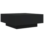 Salongbord Svart 80X80X31 Cm Sponplate