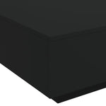 Salongbord Svart 80X80X31 Cm Sponplate