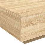 Salongbord Sonoma Eik 80X80X31 Cm Sponplate