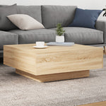 Salongbord Sonoma Eik 80X80X31 Cm Sponplate