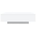 Salongbord Hvit 100X100X31 Cm Konstruert Tre