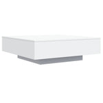 Salongbord Hvit 100X100X31 Cm Konstruert Tre