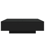 Salongbord Svart 100X100X31 Cm Konstruert Tre