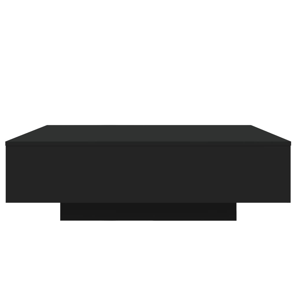 Salongbord Svart 100X100X31 Cm Konstruert Tre