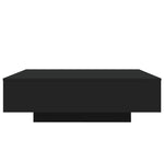 Salongbord Svart 100X100X31 Cm Konstruert Tre