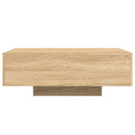 Salongbord Med Led-Lys Sonoma Eik 85X55X31 Cm