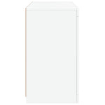 Skjenk Med Led-Lys Hvit 60,5X37X67 Cm