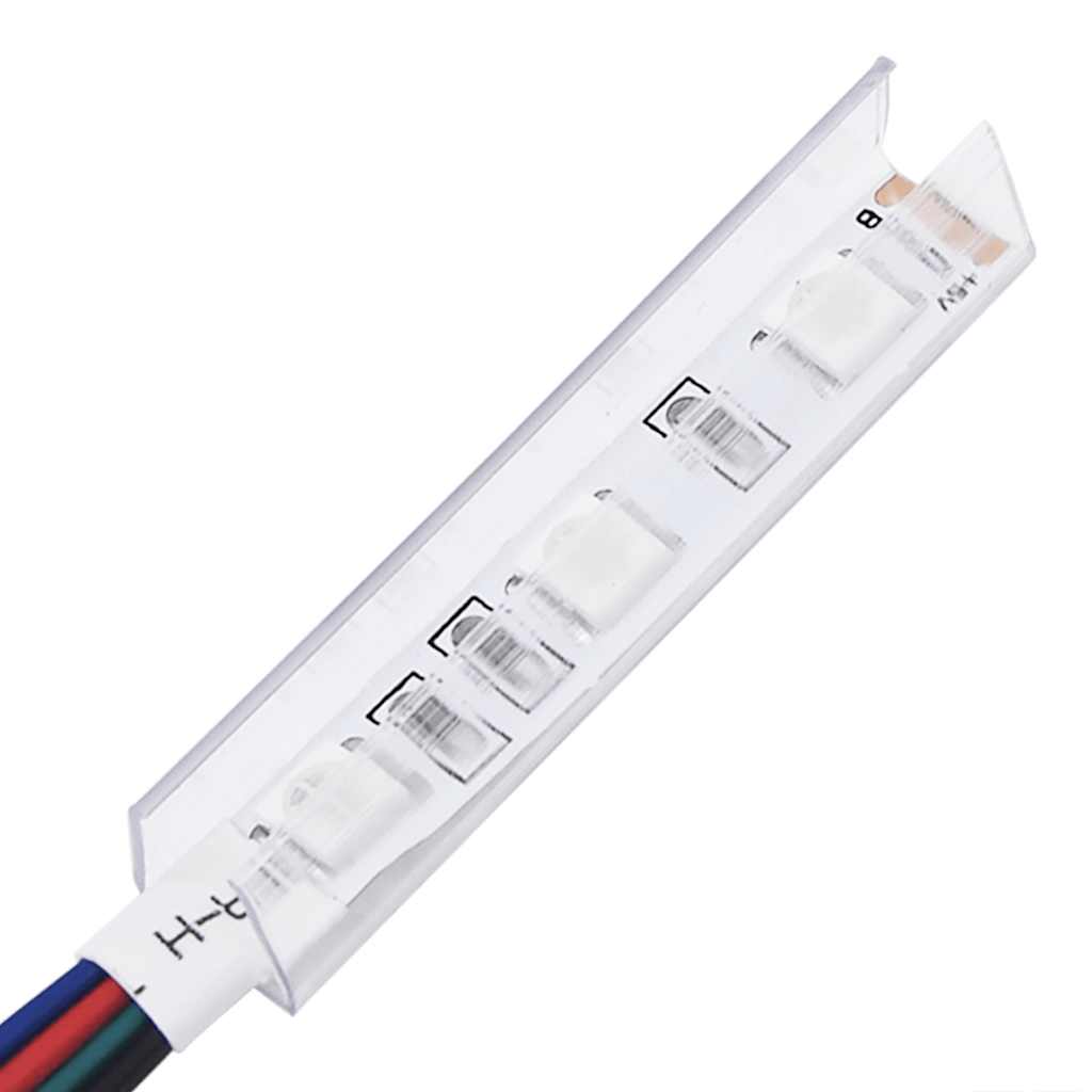 Sideskap Med Led-Lys Hvit Konstruert Tre