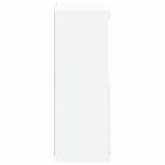 Skjenk Med Led-Lys Hvit 41X37X100 Cm