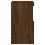 Skjenk Med Led-Lys Brun Eik 41X37X67 Cm