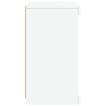Skjenk Med Led-Lys Hvit 41X37X67 Cm